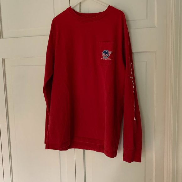 Vineyard Vines Boys M Long Sleeve Hockey Shirt - Picture 2 of 3